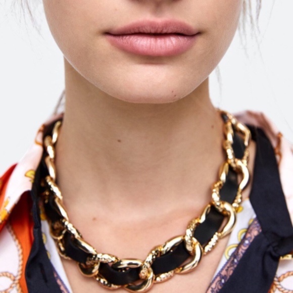 zara Jewelry - Zara Classic chain black string elegant necklace